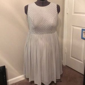NWT Light Gray Modcloth Dress